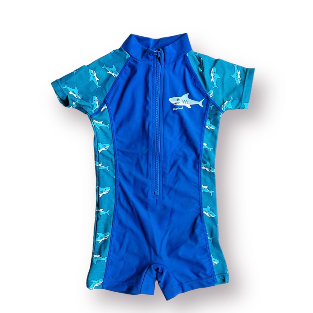 EUC Playshoes Shark 🦈 Rashguard Size 6-12 Months